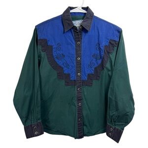 Vintage 80s 90s Wrangler Western Wear Women Size Small Shirt Rodeo Yoke